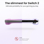 tomtoc Nintendo Switch 2 Uyumlu Askl anta-Iris Purple