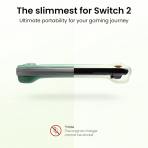 tomtoc Nintendo Switch 2 Uyumlu Askl anta-Matcha Green