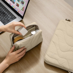 tomtoc Puffy Organizer anta -Dune Share