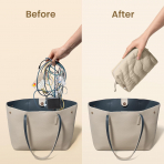 tomtoc Puffy Organizer anta -Dune Share