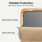 tomtoc Terra A27 Puffy Laptop �antas� (13 in�)-Dune Shade