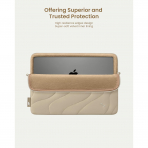 tomtoc Terra A27 Puffy Laptop �antas� (14 in�)-Dune Shade