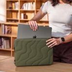 tomtoc Terra A27 Puffy Laptop �antas� (16 in�)-Greenlands