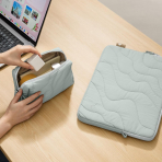 tomtoc Terra A27 Puffy Laptop �antas� Seti (14 in�)-Lakeshore