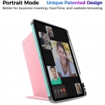 Tomtoc iPad Air 4 Kalem Blmeli Klf (10.9 in)-Sakura