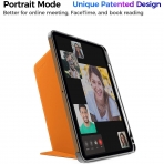 tomtoc iPad Pro Kalem Blmeli Klf (11 in)-Orange