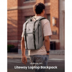 tomtoc VintPack TA1 Laptop S�rt �antas� (22 L)-Gray Light