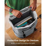 tomtoc VintPack TA1 Laptop S�rt �antas� (22 L)-Gray Light