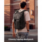 tomtoc VintPack TA1 Laptop S�rt �antas� (22 L)-Black Light