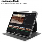 tomtoc iPad Pro Kalem Blmeli Klf (11 in)(3.Nesil)-Cactus
