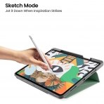 tomtoc iPad Pro Kalem Blmeli Klf (11 in)(3.Nesil)-Cactus