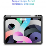 tomtoc iPad Air Kalem Blmeli Klf (11 in)(6.Nesil)-Blue