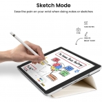 tomtoc iPad Standl Klf (10.2 in)-Beige