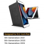 tomtoc iPad Standl Klf (10.2 in)-Dark Gray