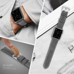 top4cus Apple Watch Deri Kay (38mm)-Unique buckle - Gray