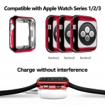 top4cus Apple Watch Silikon Klf (38mm)-Red