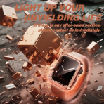top4cus Apple Watch 11/10 Koruyucu K�l�f 46 mm-Rose Gold