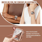 top4cus Apple Watch 11/10 Koruyucu K�l�f 46 mm-Rose Gold