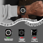 top4cus Apple Watch 11/10 Koruyucu K�l�f 46 mm-Black