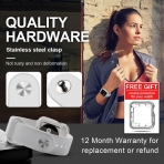 top4cus Apple Watch Silikon Kay�� ve Ekran Koruyucu Set (42mm/44mm)