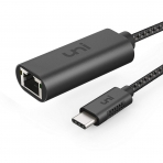 uni USB C Ethernet Adaptr (Space Gray)