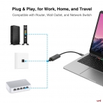 uni USB C Ethernet Adaptr (Space Gray)