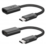 uni USB C to USB Adaptör (Space Gray) (2 Adet)