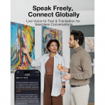 viaim OpenNote AI Ses Kaydedici Akll Kulaklk-Black