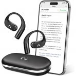 viaim OpenNote AI Ses Kaydedici Akll Kulaklk-Black