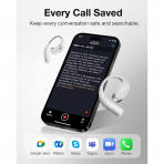 viaim OpenNote AI Ses Kaydedici Akll Kulaklk-Gray