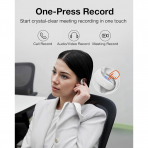 viaim OpenNote AI Ses Kaydedici Akll Kulaklk-Gray