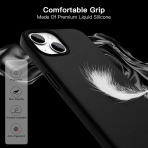 xiwxi Silikon Manyetik iPhone 13 Pro Klf-Black