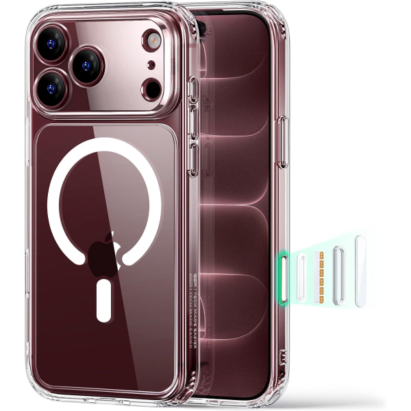 ESR Classic Hybrid iPhone 18 Pro Max Manyetik K�l�f -Clear