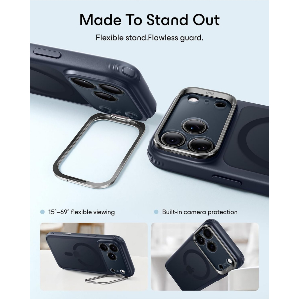 ESR Classic Hybrid iPhone 18 Pro Max Standl� K�l�f-Frosted Blue