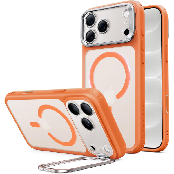 ESR Classic Hybrid iPhone 18 Pro Max Standl� K�l�f-Frosted Orange