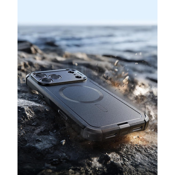 ESR Cyber Tough iPhone 18 Pro Max Manyetik K�l�f-Black
