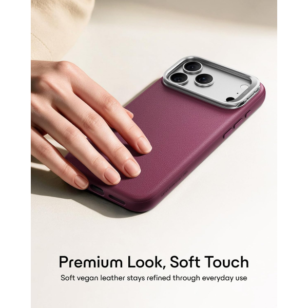 ESR Atelier Flex iPhone 18 Pro Max Standl� K�l�f -Burgundy