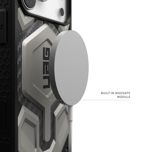 UAG Monarch Pro iPhone 18 Pro K�l�f-Titanium