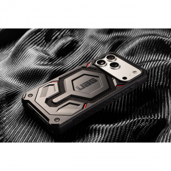 UAG Monarch Pro Kevlar iPhone 18 Pro Manyetik K�l�f-Kevlar Black