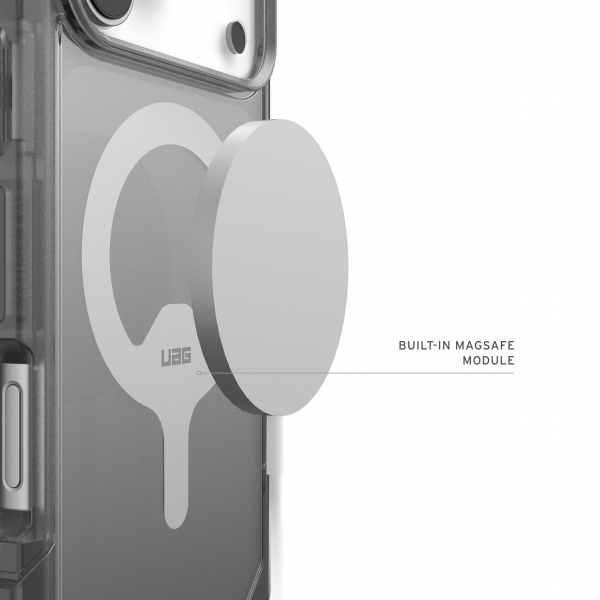 UAG Trooper iPhone 18 Pro K�l�f-Clear/Ash