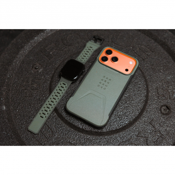 UAG Civilian iPhone 18 Pro K�l�f-Olive/Orange