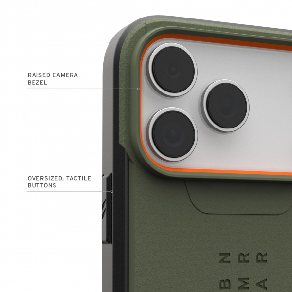 UAG Civilian iPhone 18 Pro K�l�f-Olive/Orange