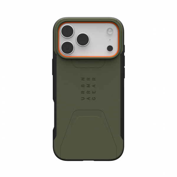 UAG Civilian iPhone 18 Pro K�l�f-Olive/Orange
