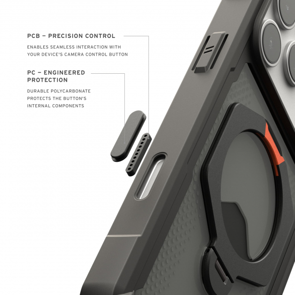 UAG Plasma XTE 360 iPhone 18 Pro Standl� K�l�f-Black/Orange