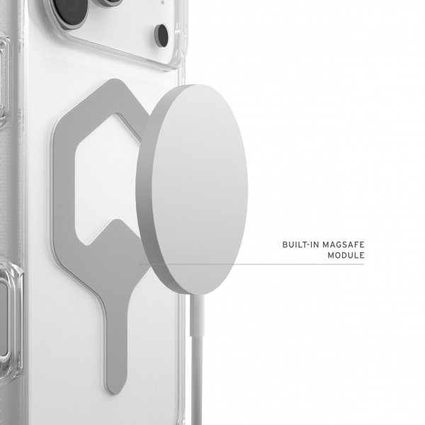 UAG Plyo iPhone 18 Pro K�l�f-Ice/Silver