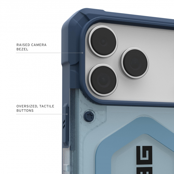 UAG iPhone 18 Pro Ask�l� �effaf K�l�f-Blue