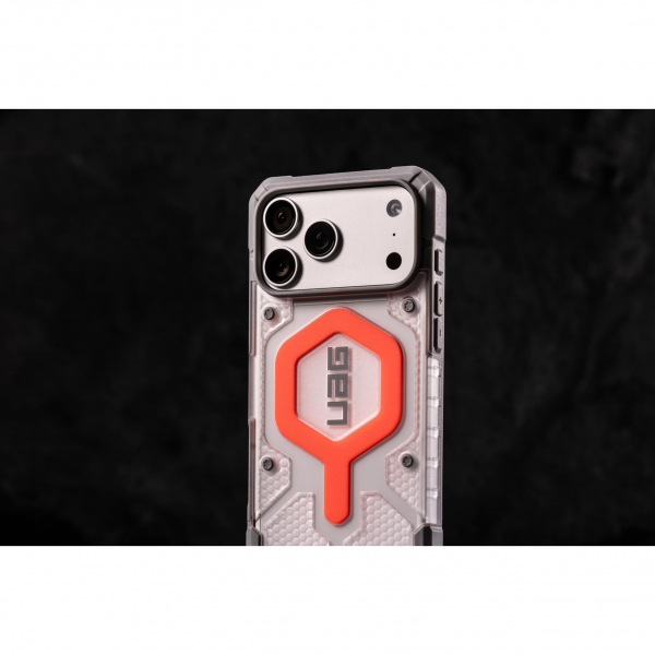 UAG iPhone 18 Pro Ask�l� �effaf K�l�f-Clear/Red