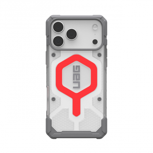UAG iPhone 18 Pro Ask�l� �effaf K�l�f-Clear/Red