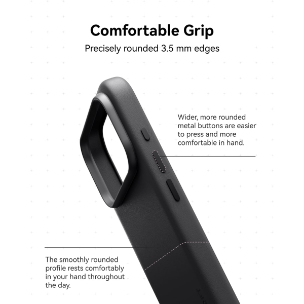 MOFT MOVAS iPhone 18 Pro MagSafe K�l�f-Jet Black