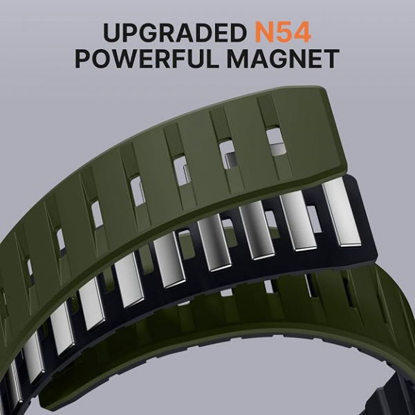 Bandletic Apple Watch Series 12 Silikon Kay��-Light Army Green/Black
